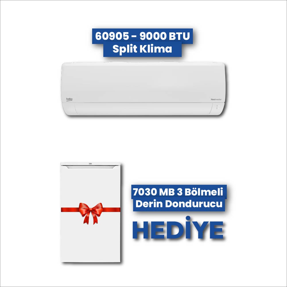 Beko 60905 Klima + 7030 MB Derin Dondurucu Hediye Kampanyası